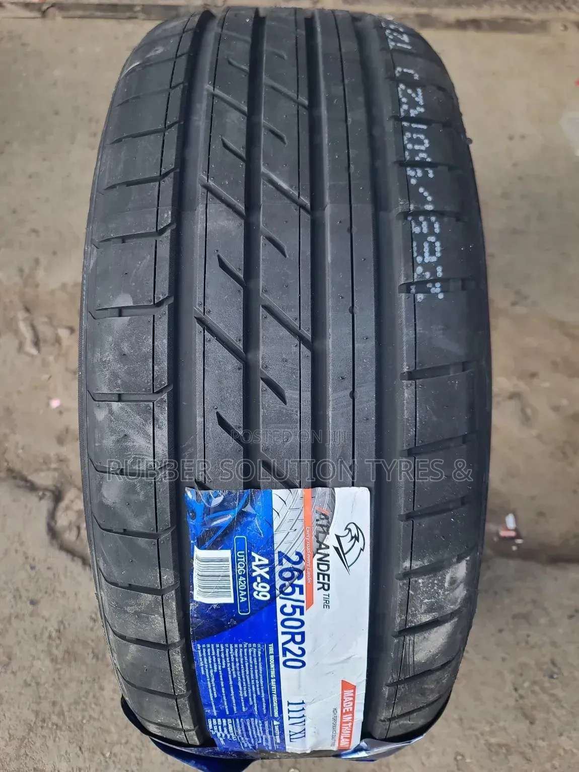 265 /50 R20 Atlander Tyres 111v X/L Made in Thailand