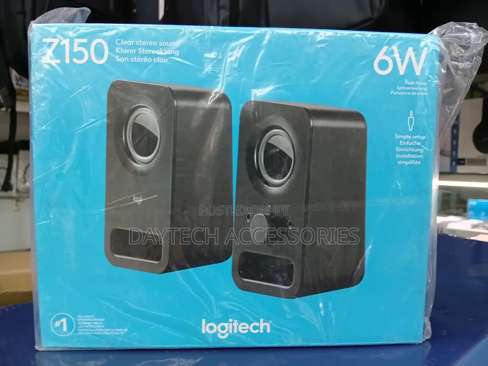 Logitech - Z150 2.0 Multimedia Speakers (2-Piece) - Black