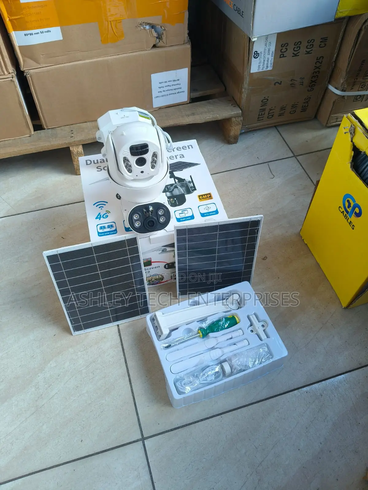Advanced Ubox 6mp 4g Solar Camera – Dual Lens Security Cam