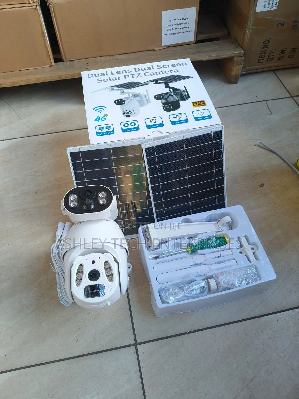 Premium Ubox 6mp 4g Solar Camera With Ai Motion Detection
