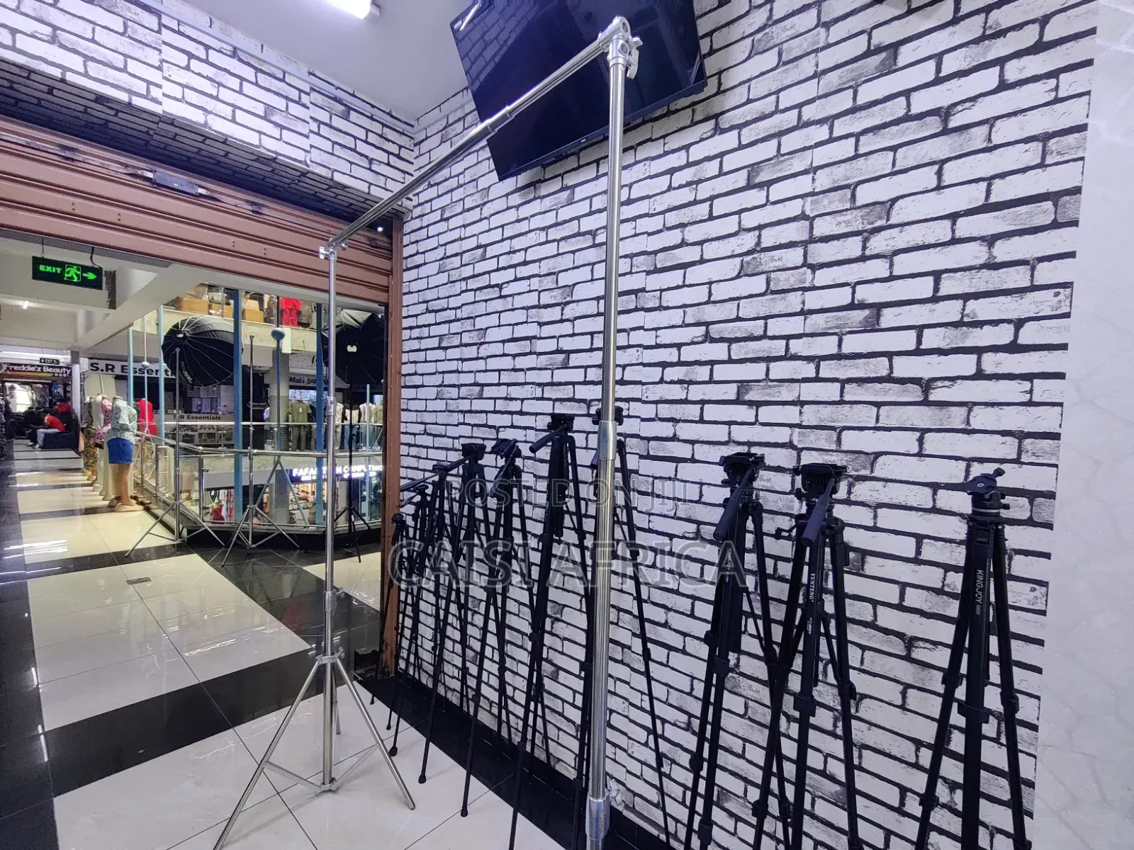 Caisi 2.8m X 3m Stainless Steel Backdrop Stand Heavy Duty