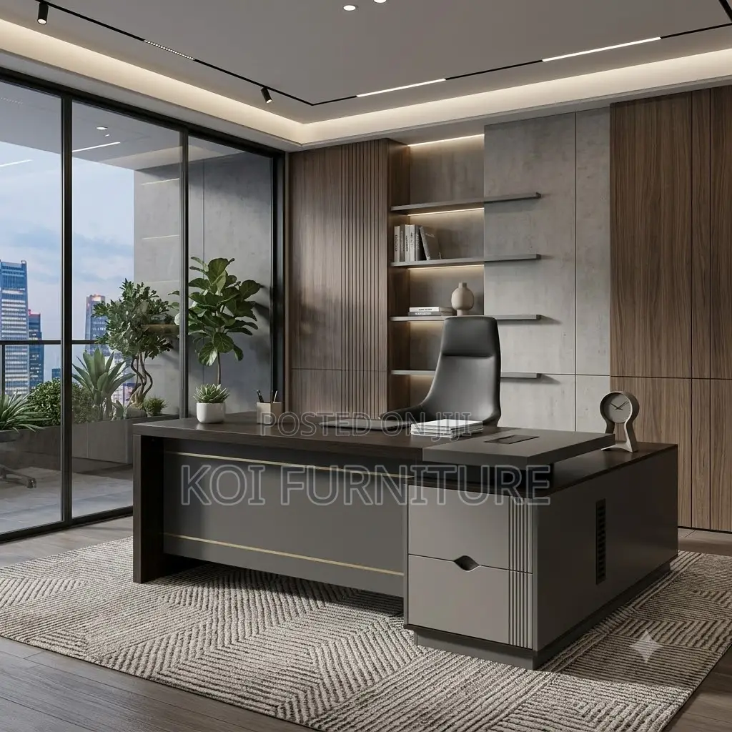 Office Desk; 1800mm Executive Boss Senate Desk