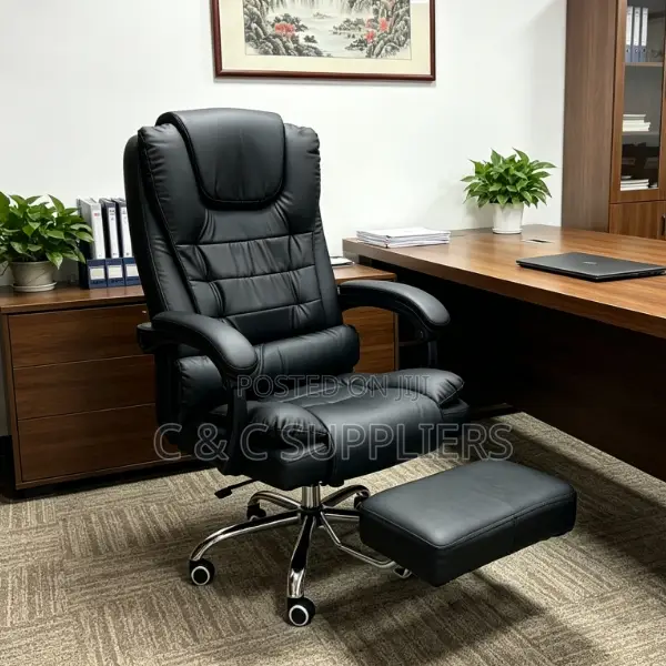Office Swivel Leather Study Chair