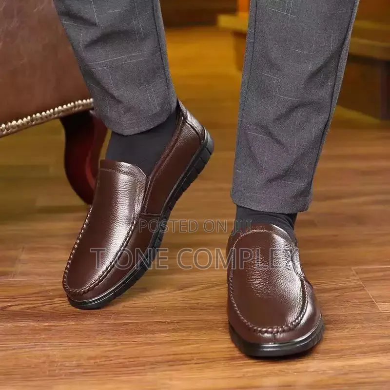 Quality Mens Leather Loafers Black and Brown