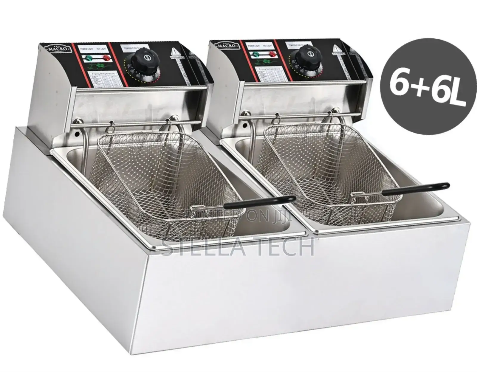Nunix Macro Double Fryer Chips Fryer