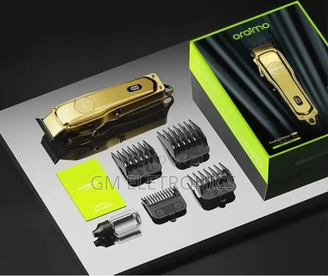 Original Oraimo Cordless Rechargeble Hair Clipper 2 Gold - Opc-Cl30g
