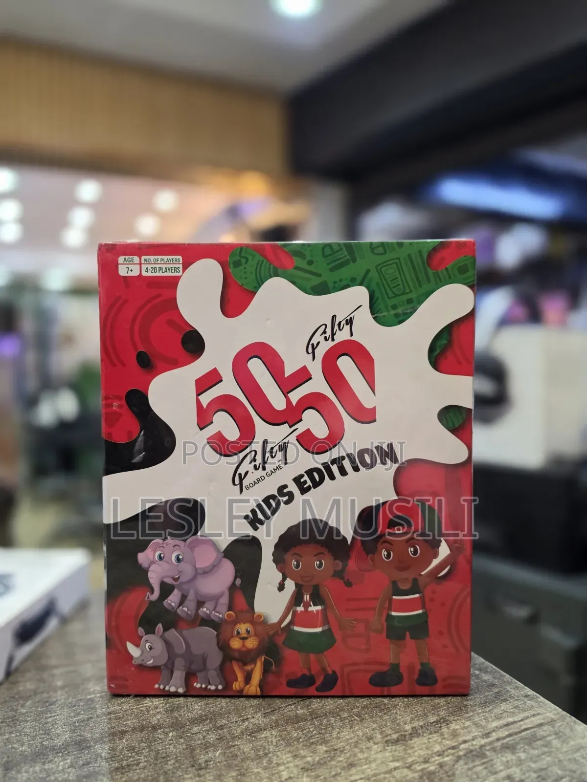 Kenya at 50 Board Game Kids Edition