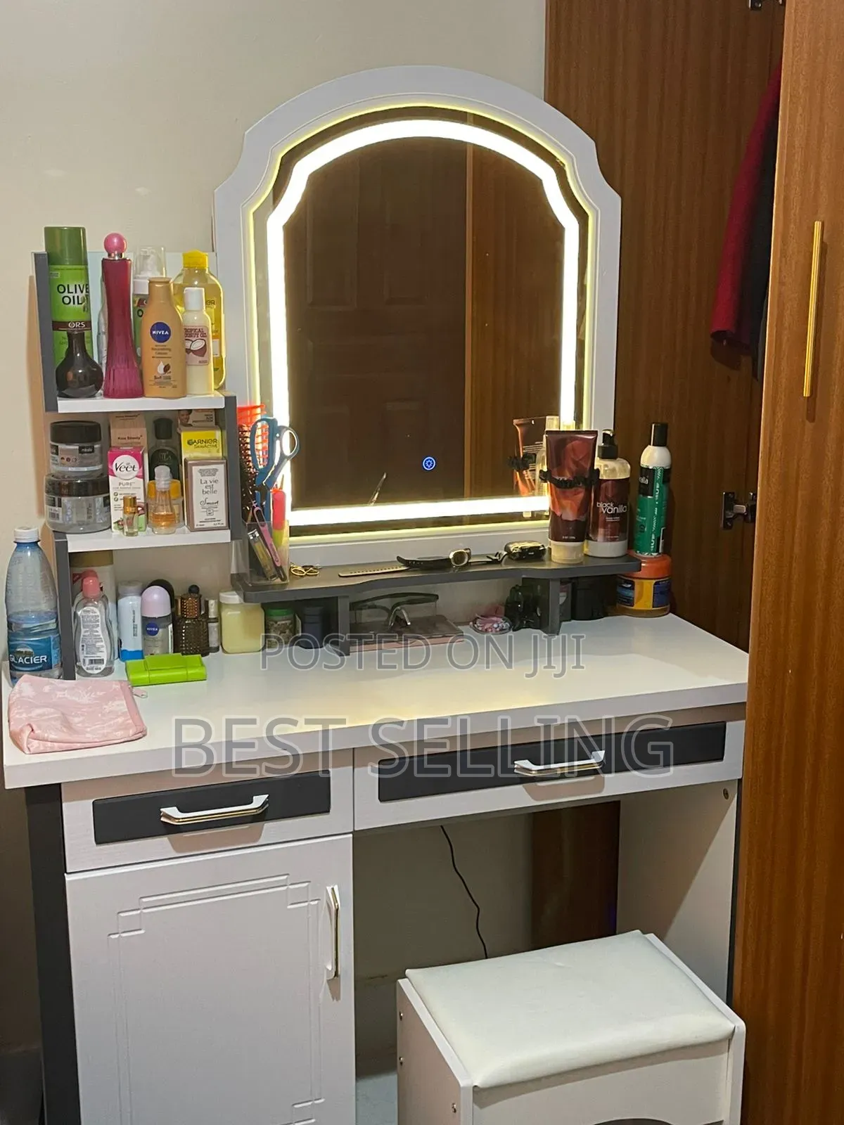 White Dressing Mirror