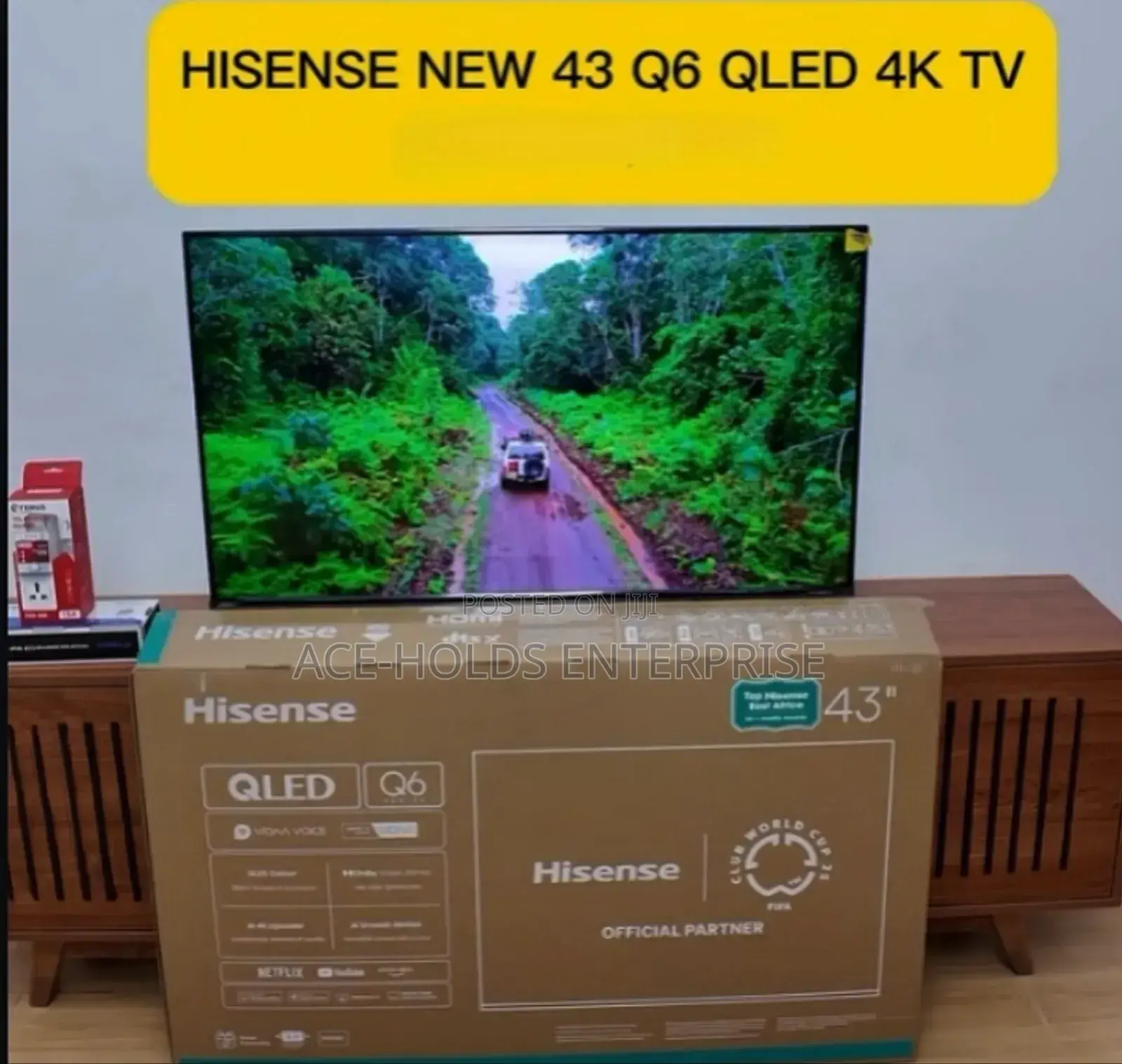 Hisense Q6 Series - Smart Vidaa Os (Frameless) 43 Inches
