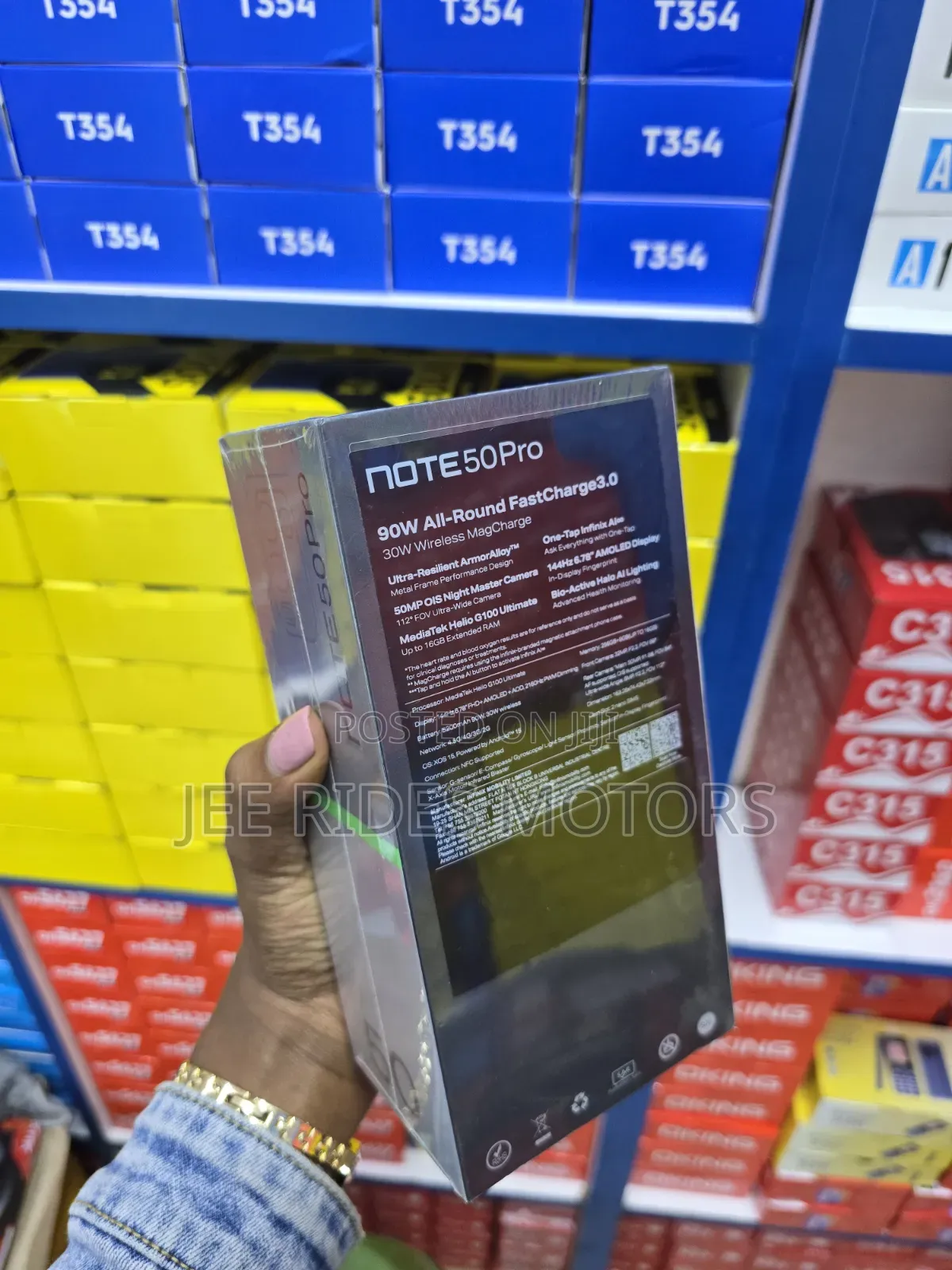 New Infinix Note 50 Pro 256 GB Black