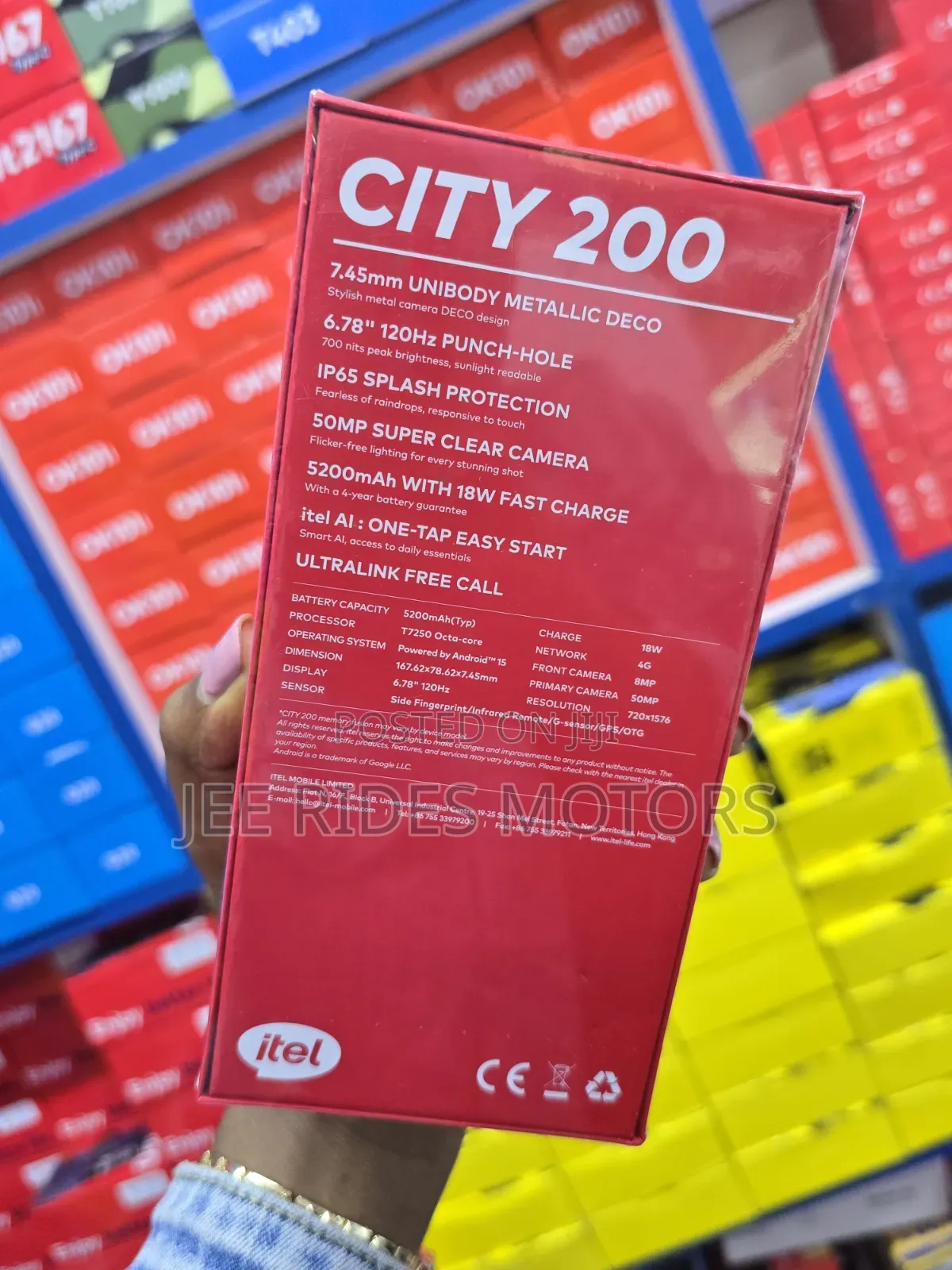 New Itel City 200 128 GB Black