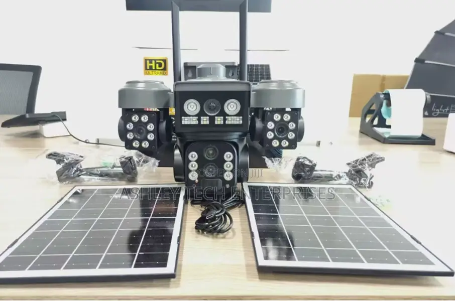 Ultra Hd 3 Lens 10x Optical Zoom 4g Solar PTZ CCTV