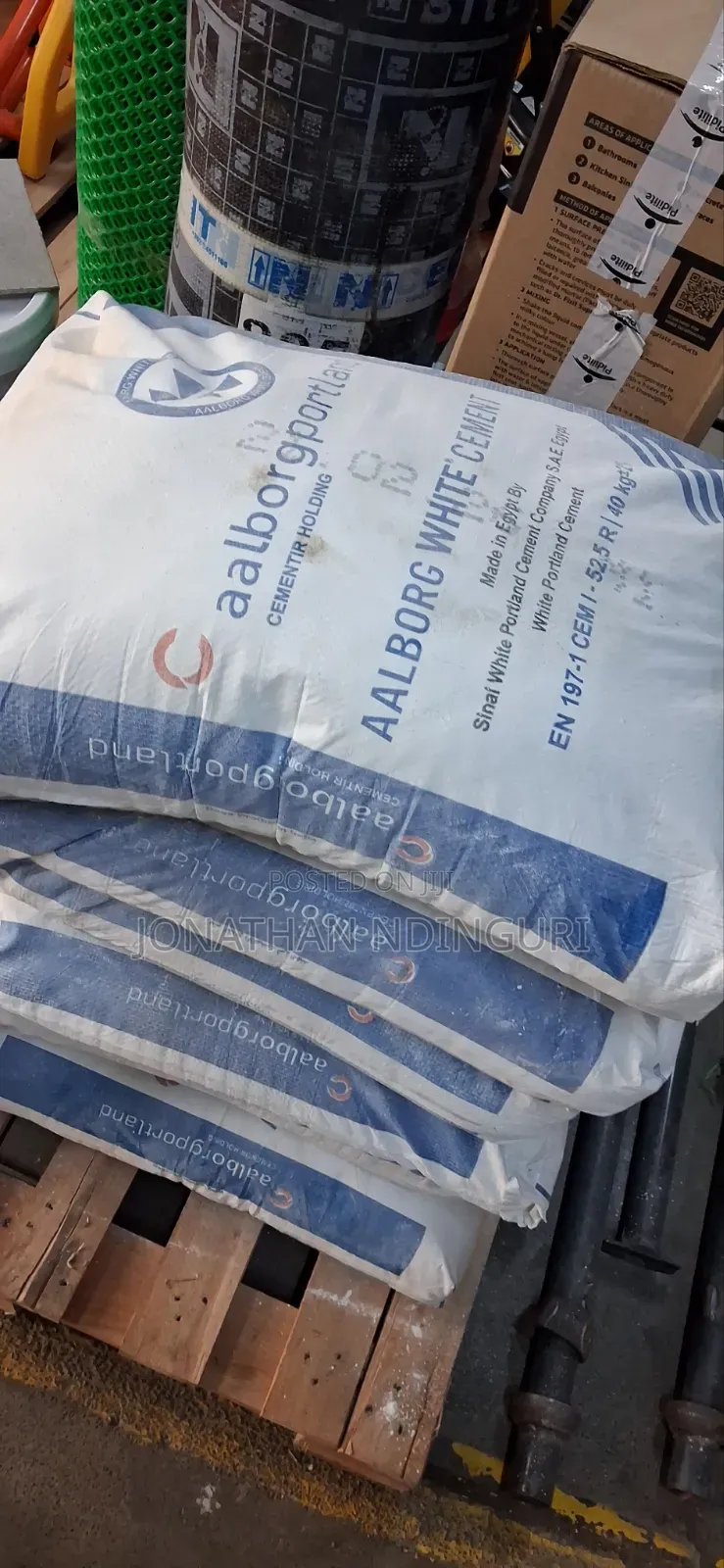 Aalborg White Cement Grade 52.5, 40kg – Premium Construction Cement