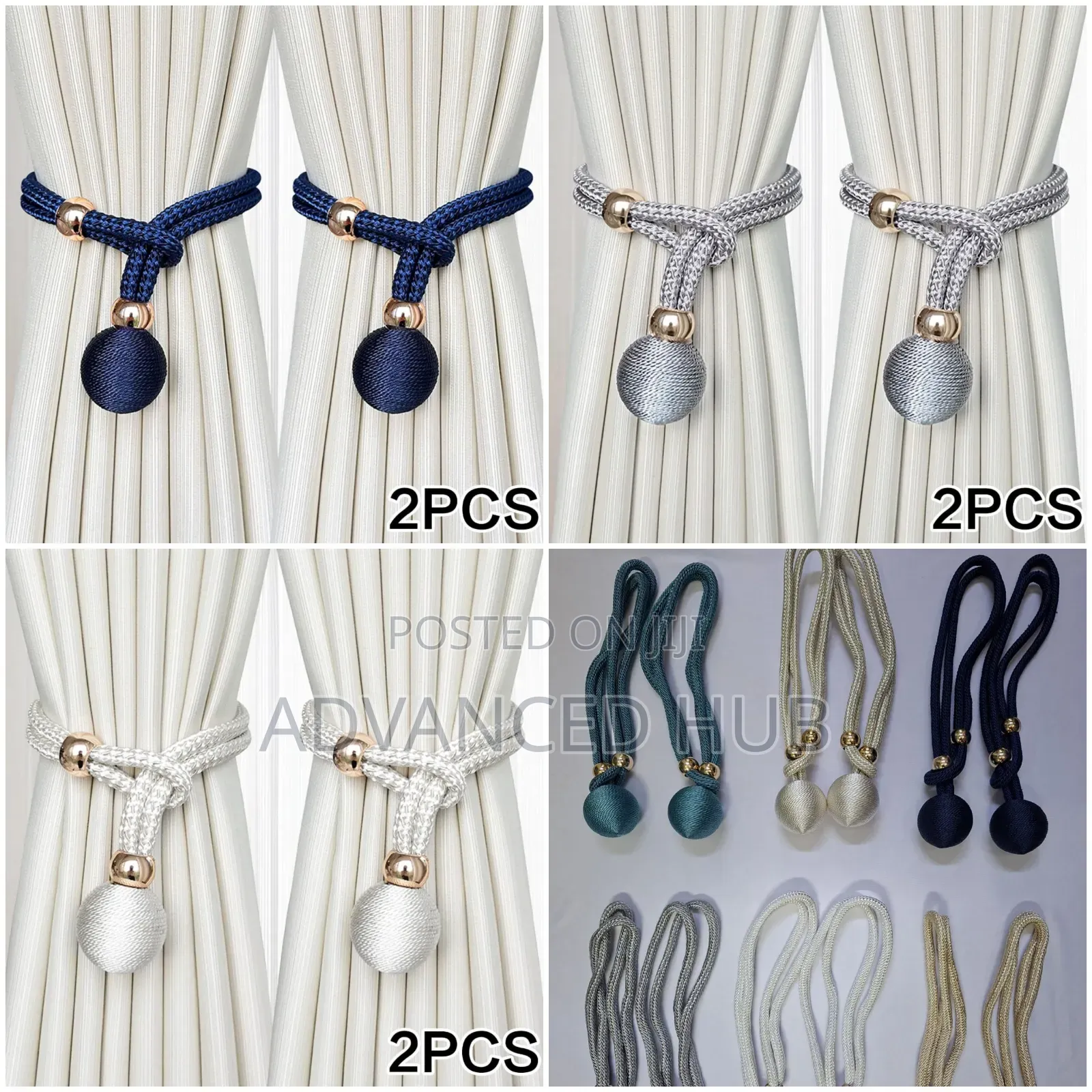 Curtain Tieback Pair