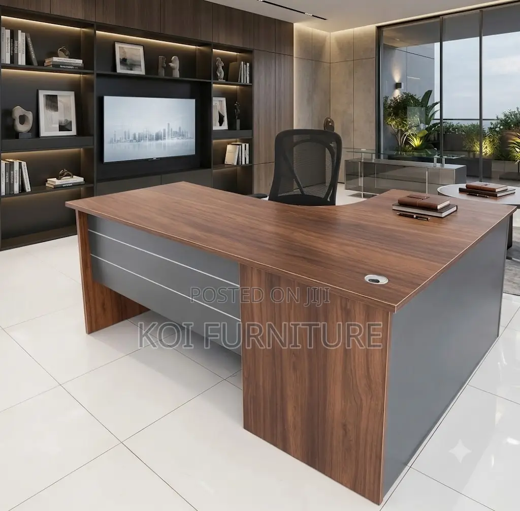 Office Desk; 1.6 Meters Curved Office Study Table