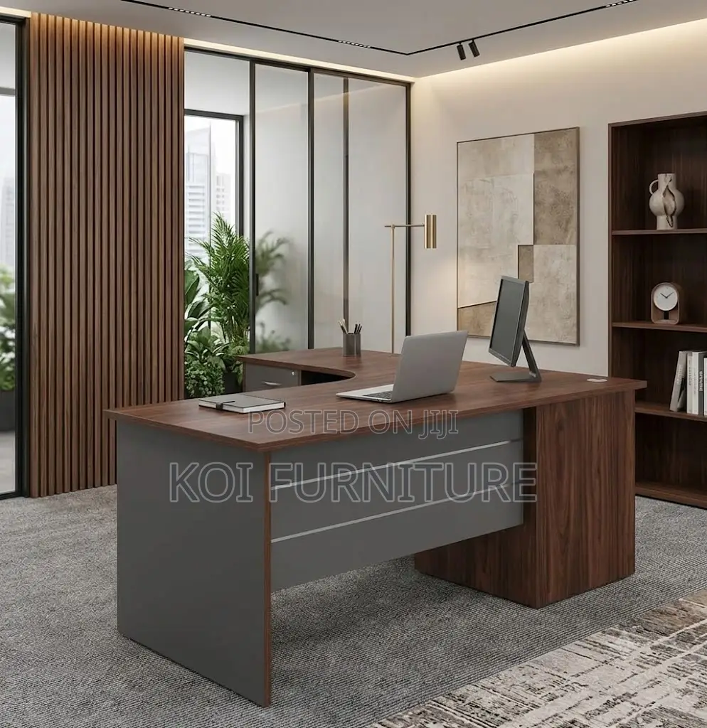 Office Desk; 1.6 Meters Curved Office Study Table