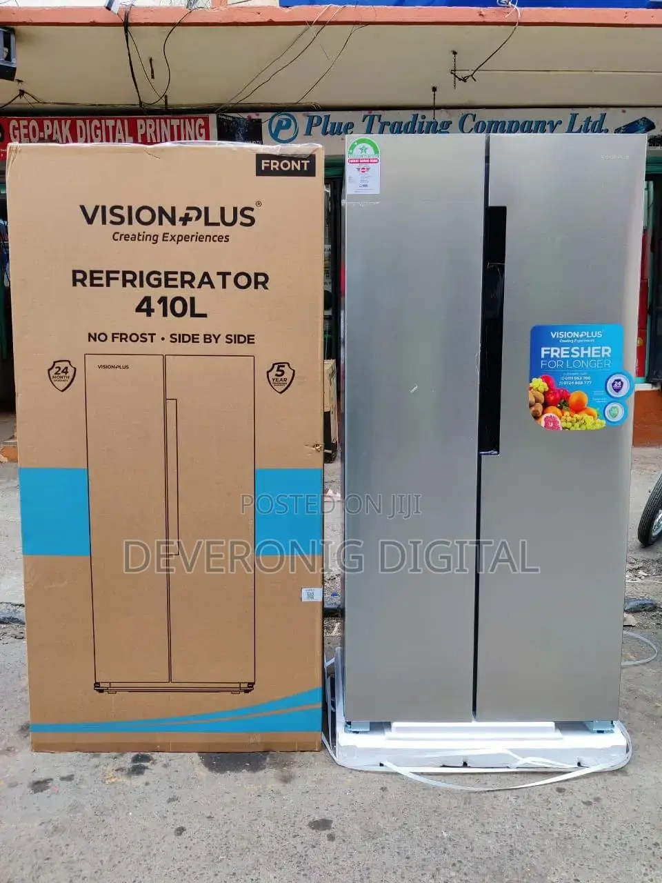 Fridge Side by Side No Frost 410l Hot Deal. Quality Guaranteed