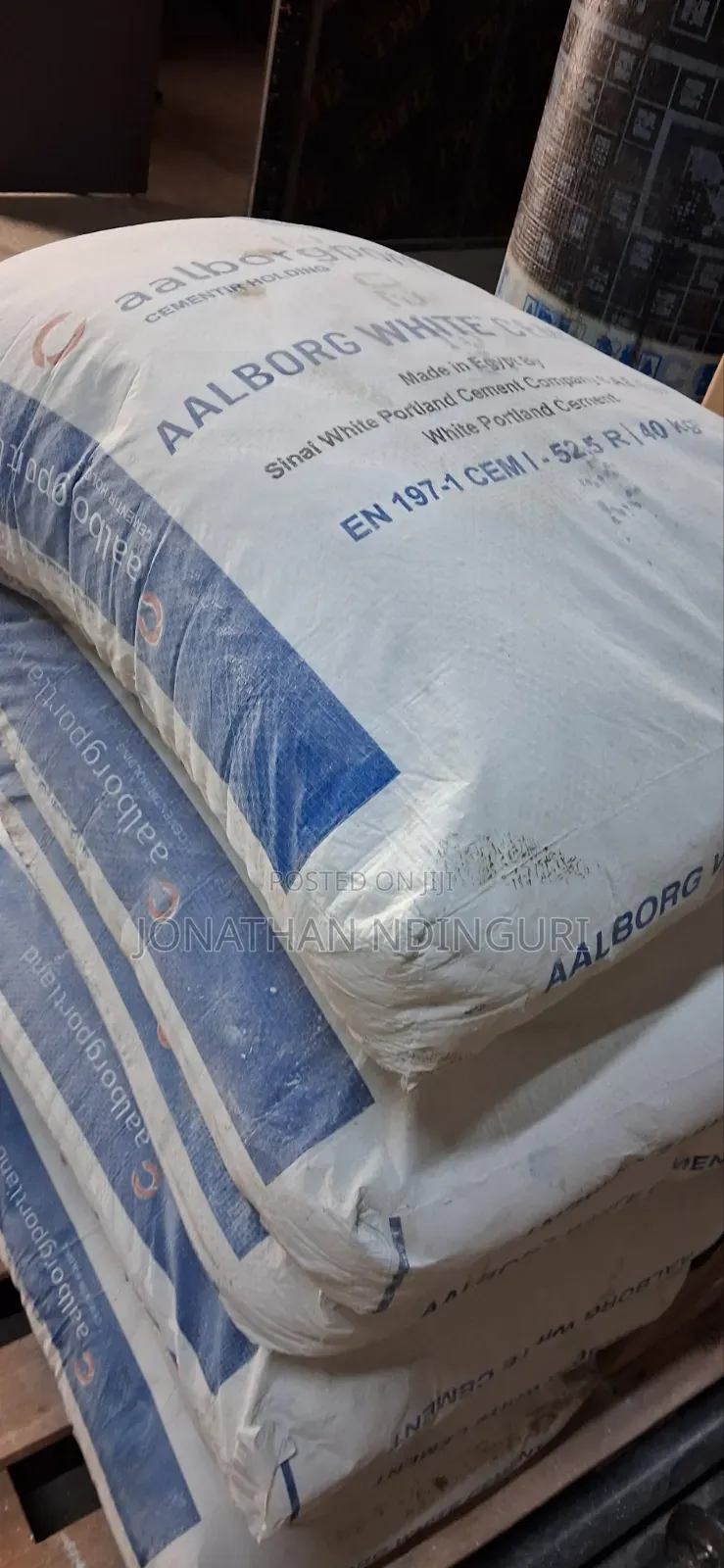 Aalborg White Cement Grade 52.5, 40kg – Superior Decorative Cement
