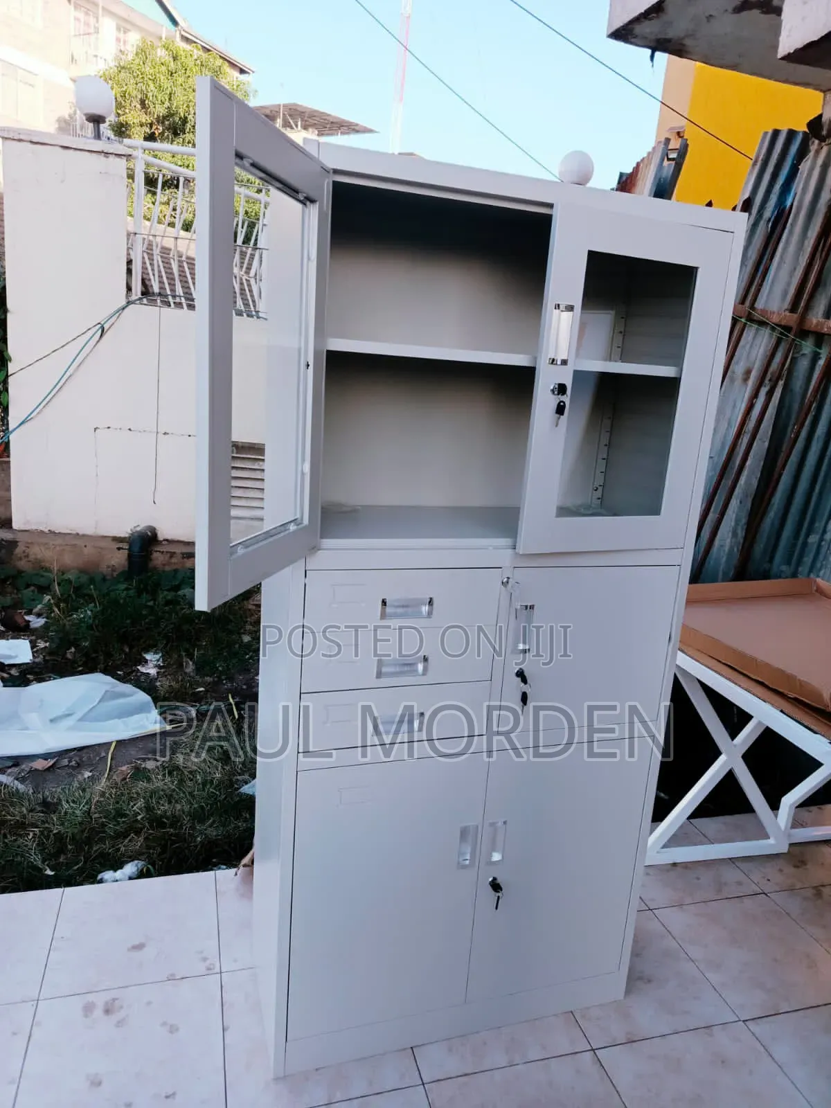 With Glass Safe Office Strong Cabinet - Strong and Durable