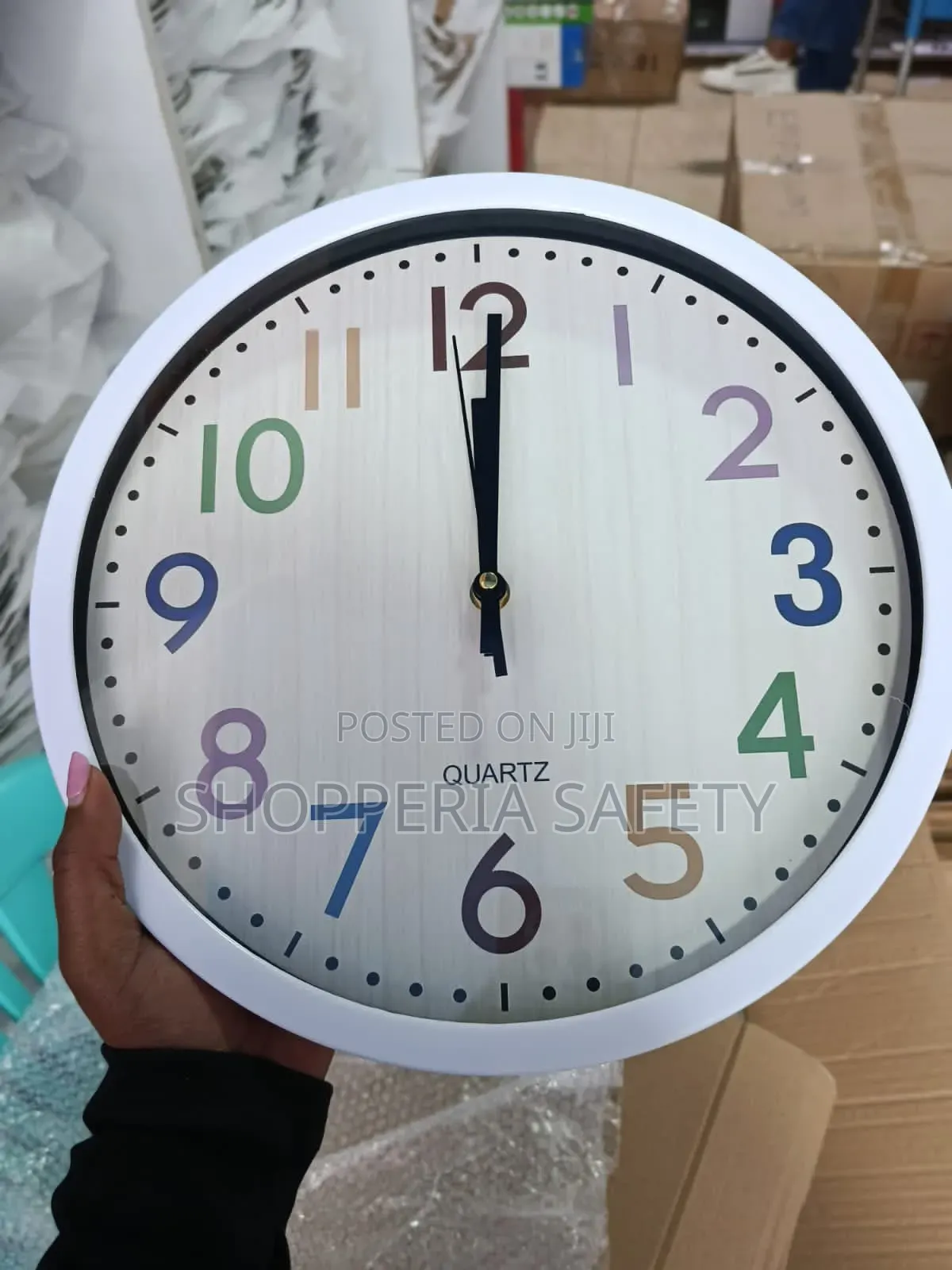 Rainbow Don't Wall Clock