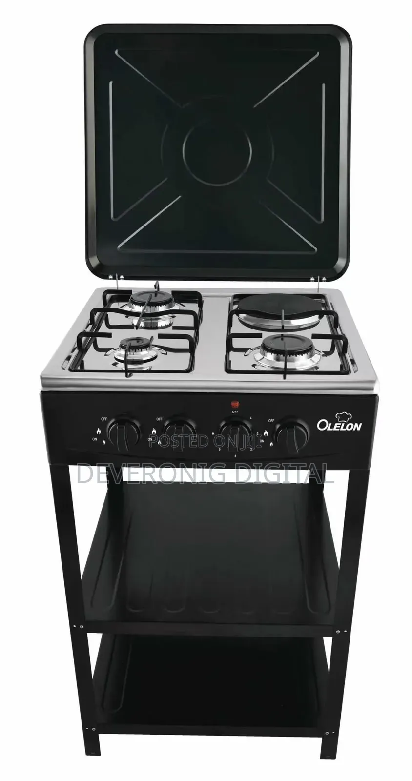 Standing Cooker With Shelves 3+1 Standing Cooker With Shelves