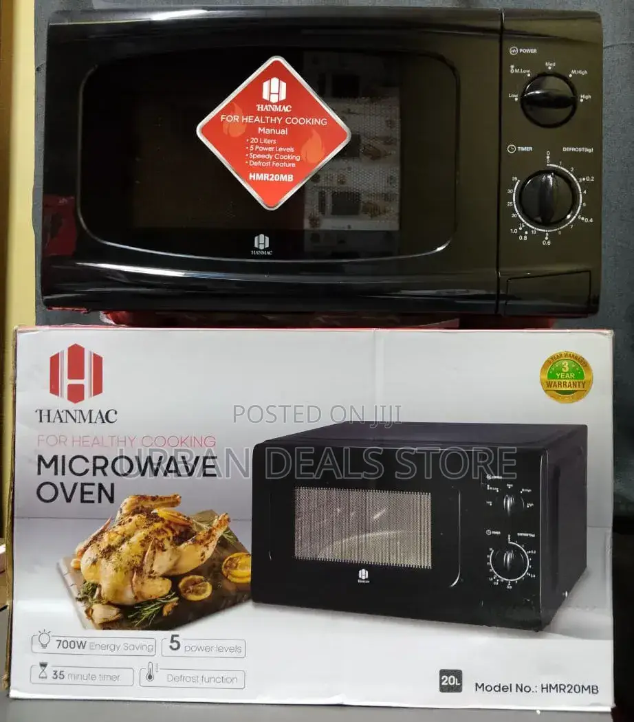 Hanmac 20l Manual Microwave (Black White