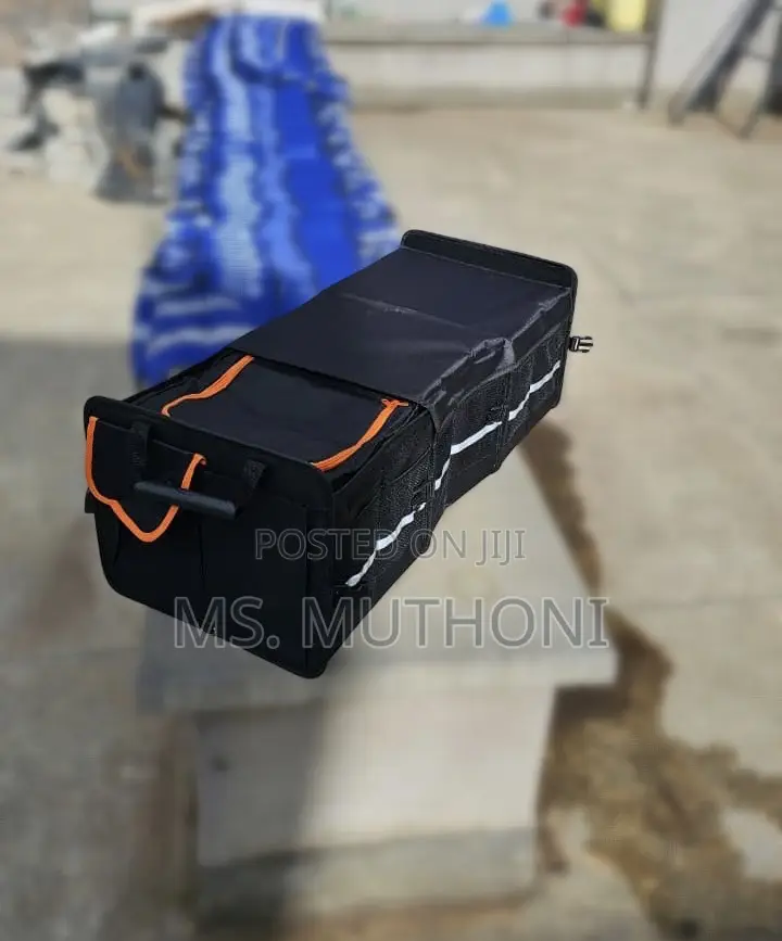 Heavy-Duty Car Trunk Organizer With Detachable, Insulated Cooler Bag