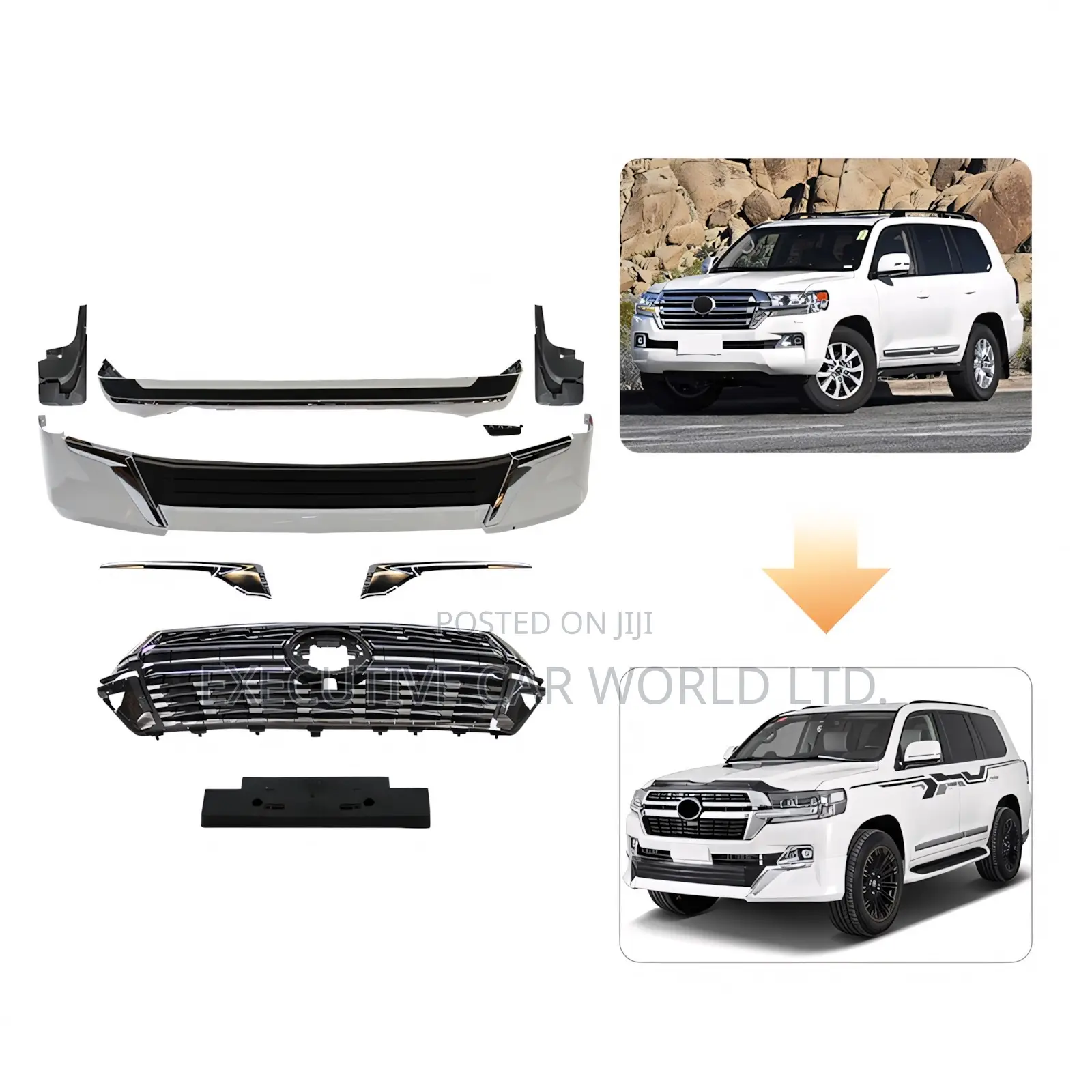 Toyota Land Cruiser 200 Modellista-Style Body Kit