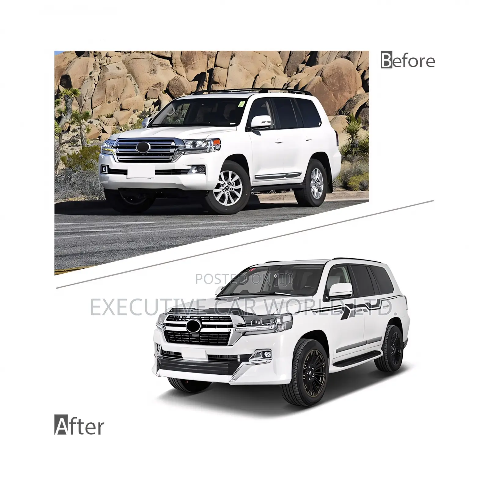 Toyota Land Cruiser 200 Modellista-Style Body Kit