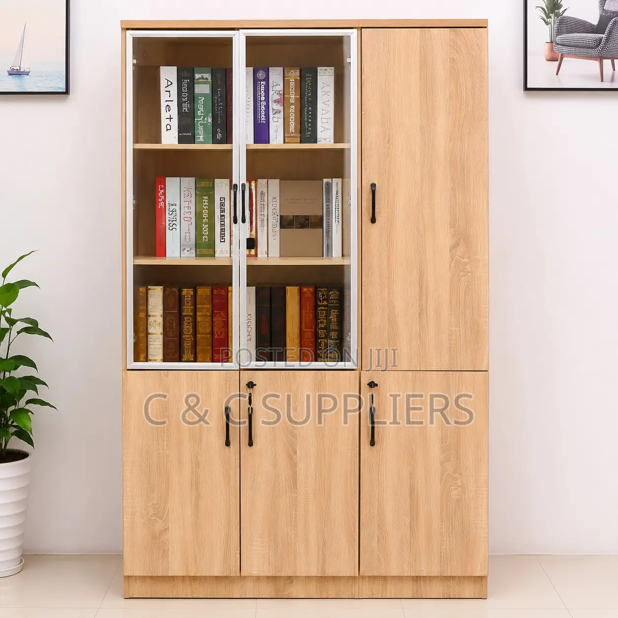 Office Executive Wooden File Cabinet