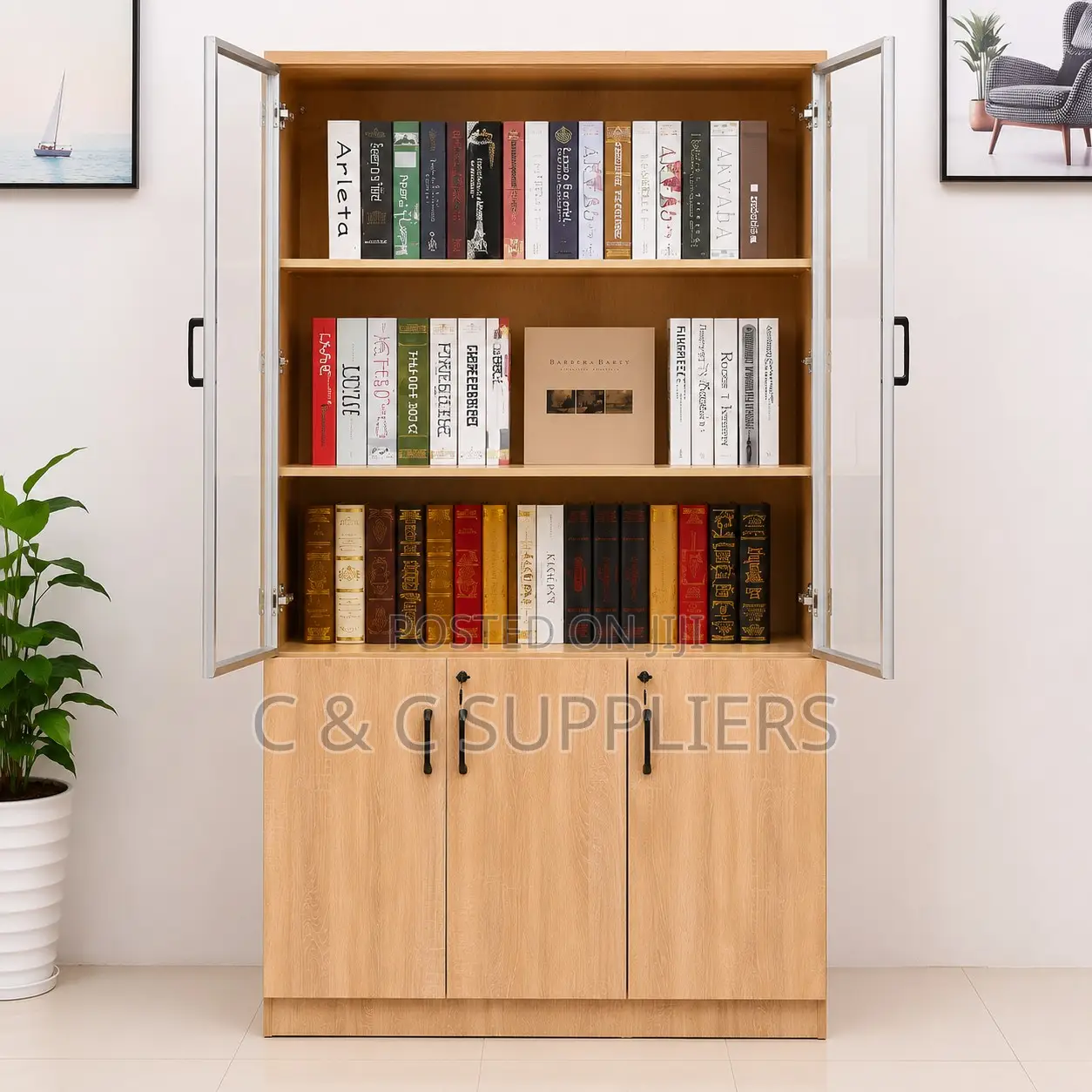 Office Executive Wooden File Cabinet