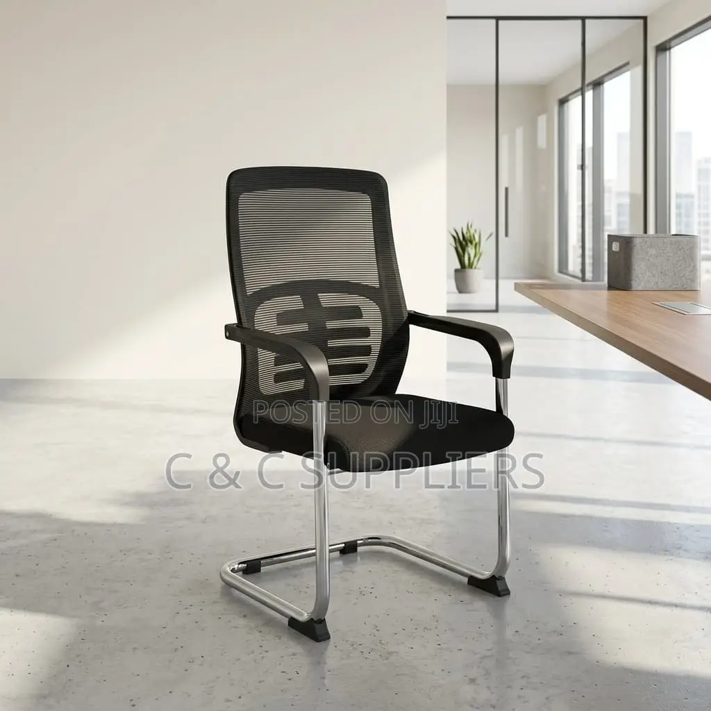 Office Mesh Breathable Visitor's Chair.