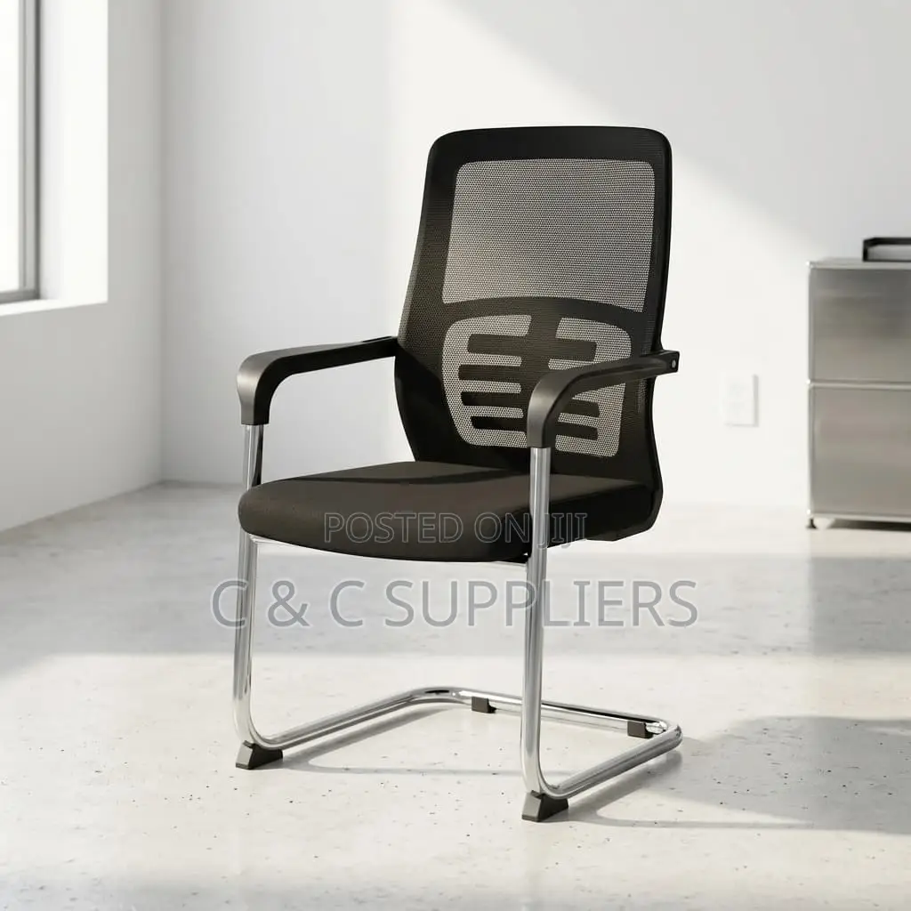 Office Mesh Breathable Visitor's Chair.