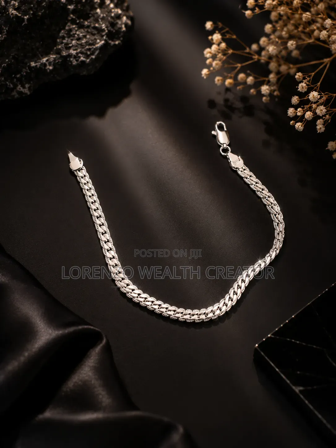925 Elegant Silver Bracelet for Men Women | Stylish Fashion Jewelry