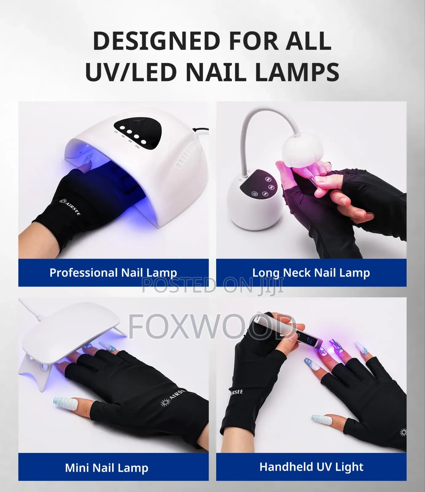 Anti Uv Radiation Gel Dryer Machine Protection Gloves