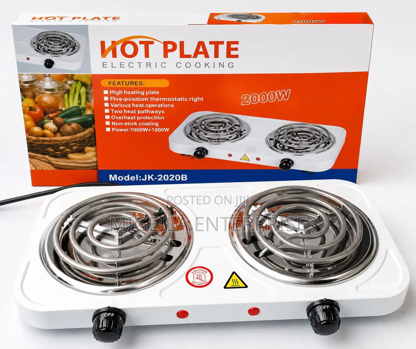 Double Hot Plate Coil Cooker