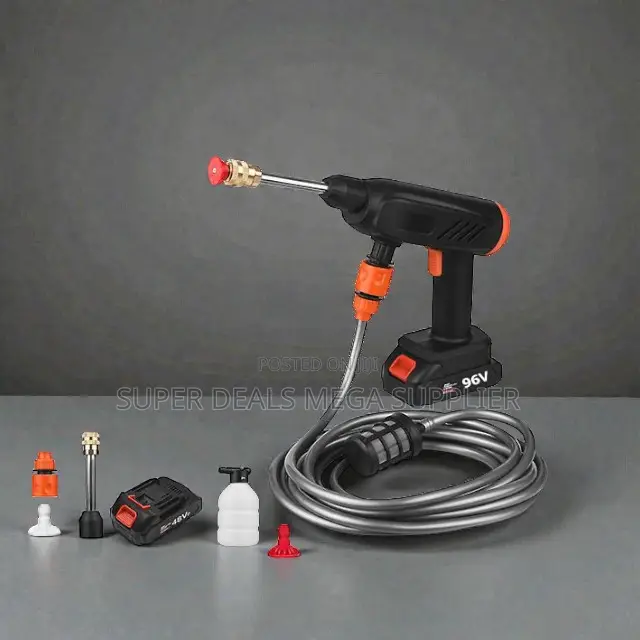 Portable Cordless High Pressure Car Washer Gun With 12000mah Battery