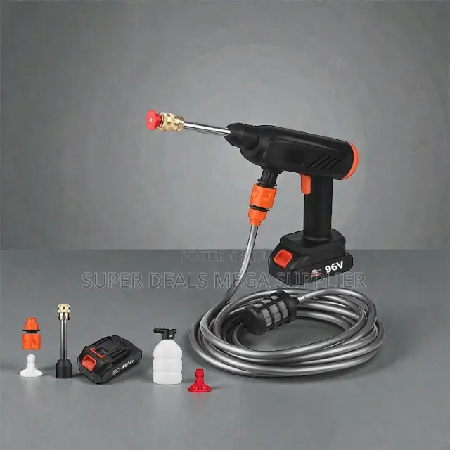 Portable Cordless High Pressure Car Washer Gun With 12000mah Battery