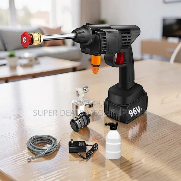 Cordless High Pressure Car Washer Gun Jet Spray Machine for Cleaning