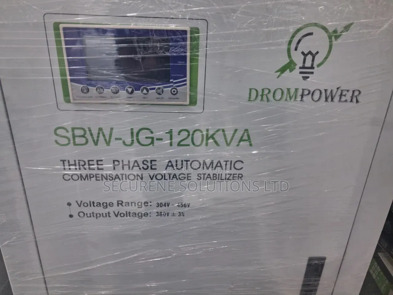 Automatic Voltage Stabilizer 3 Phase Digital Display 120kva