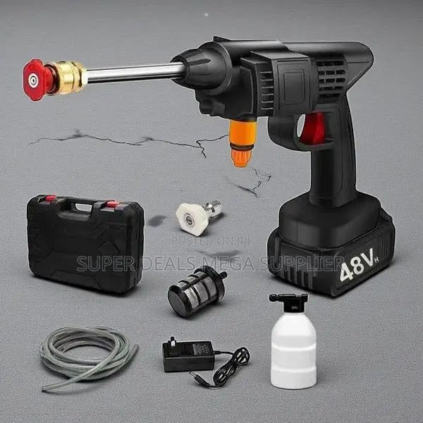 Cordless Rechargeable High Pressure Portable Car Washer Spray Gun