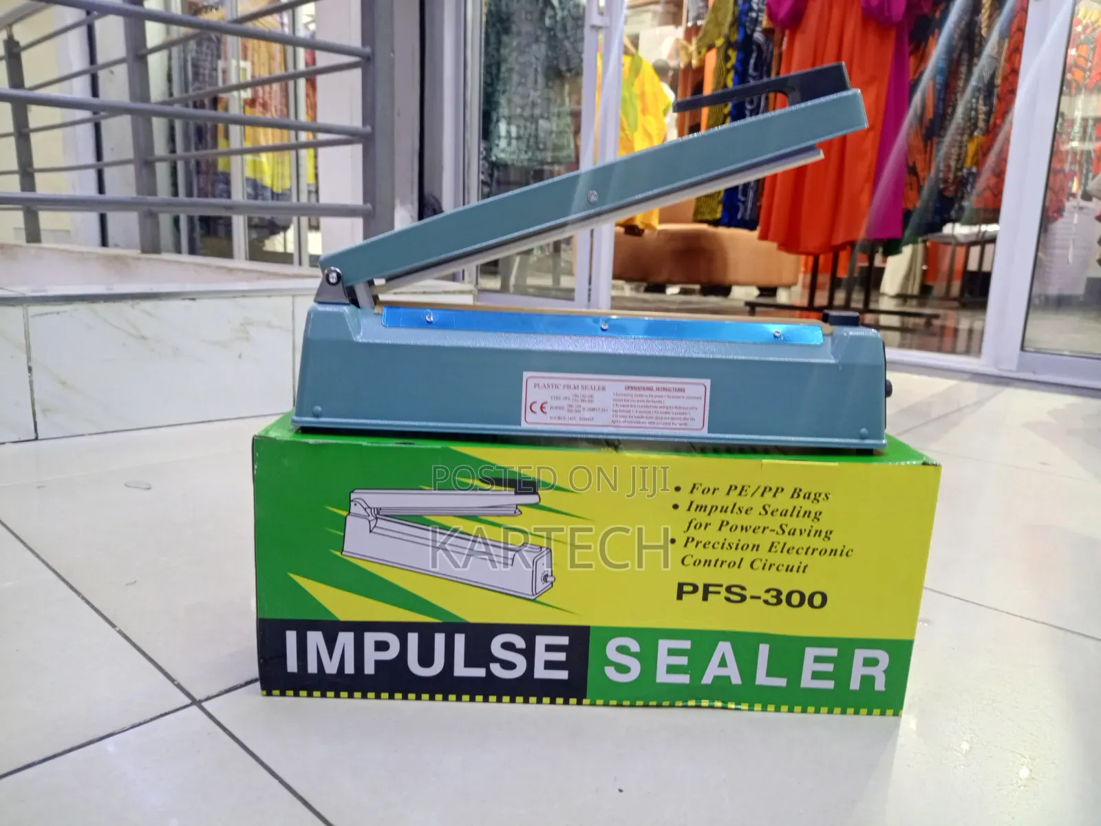 PFS-300 300mm Manual Impulse Heat Sealer for Plastic Bags