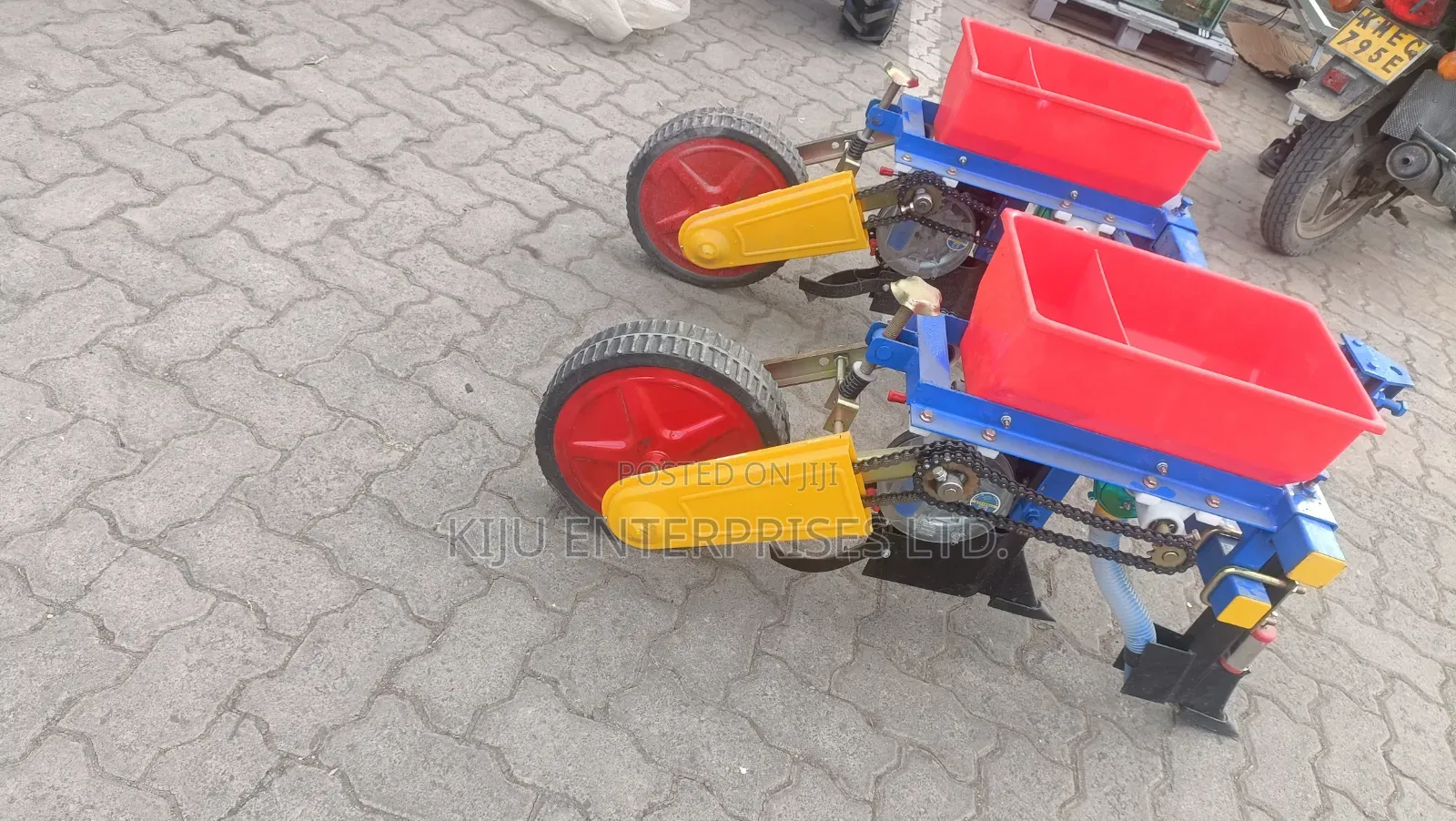 2 Row Walking Tractor Maize Planter | Seed Fertilizer Planter