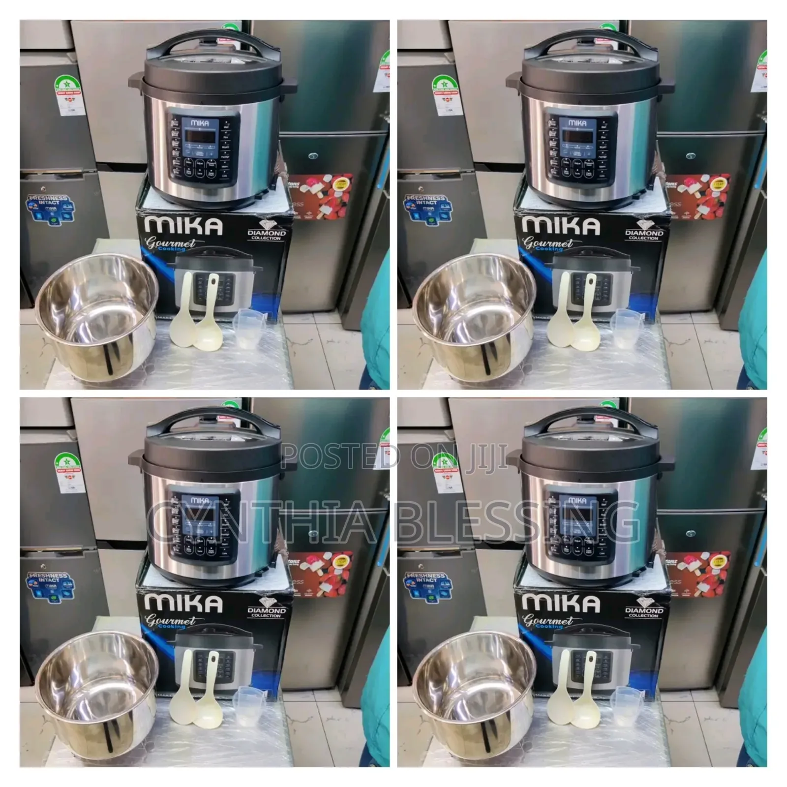Mika Electric Pressure Cooker With Stainless Steel Pot