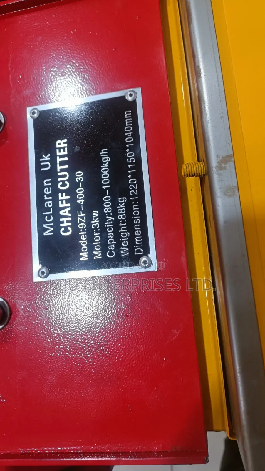 Mclaren Uk Chaff Cutter 9zf-400-30 | 3kw Electric |