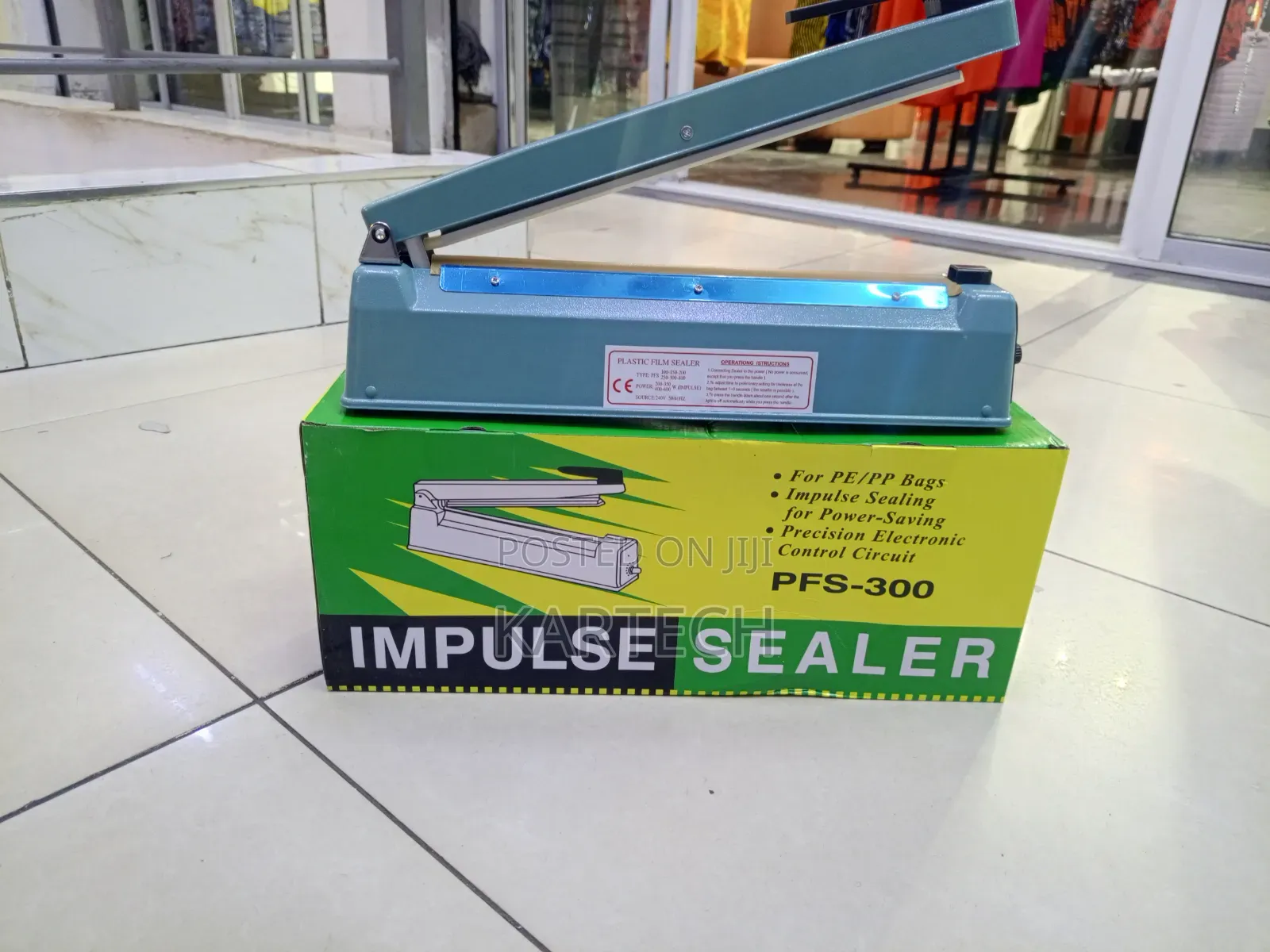 Manual Impulse Sealer PFS-300 for Pe Pp Packaging Bags