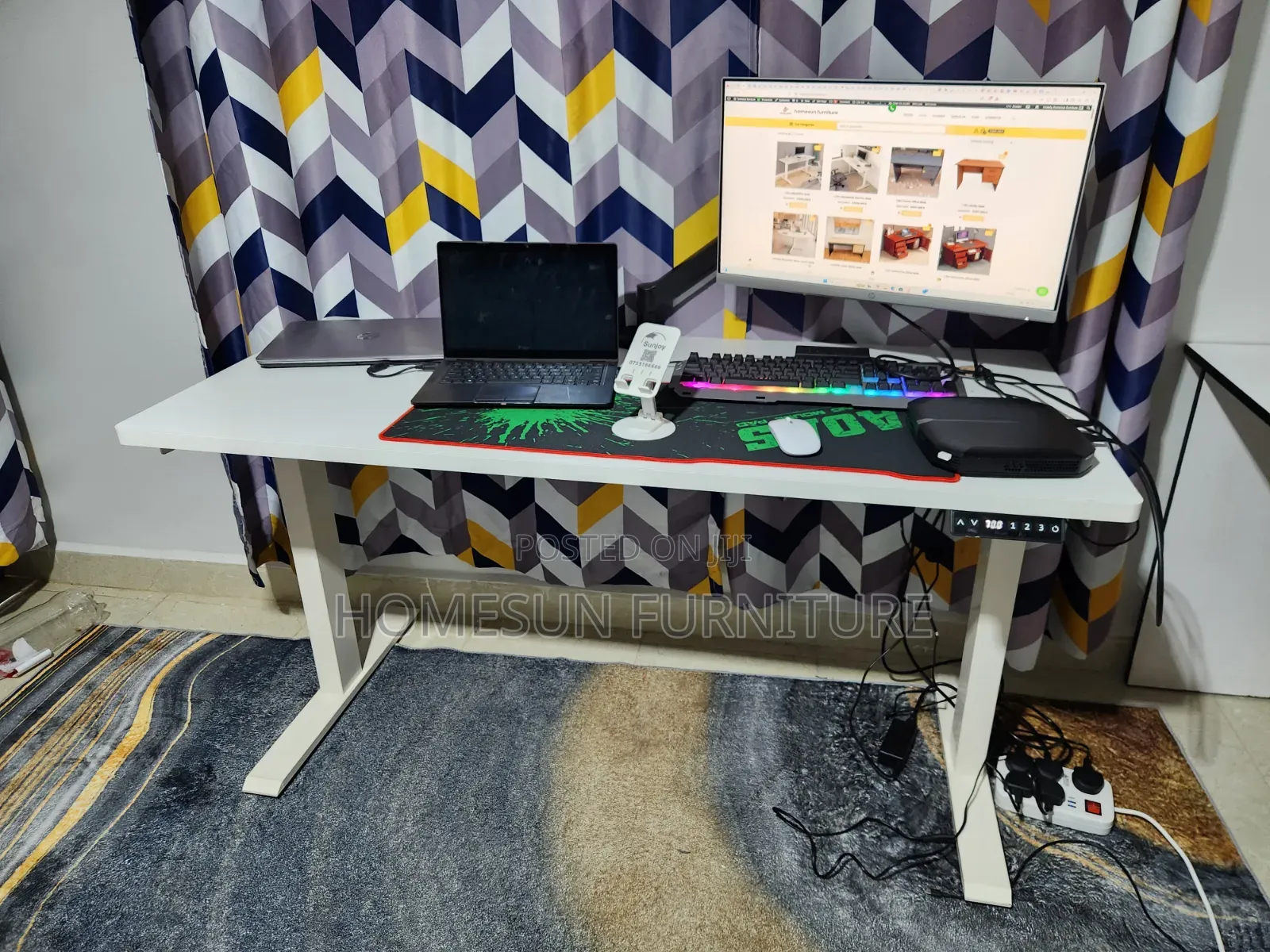 1.4m Adjustable Electric Height Adjustable From 70cm to 115cm