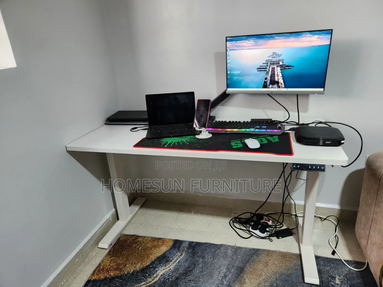 1.4m Adjustable Electric Height Adjustable From 70cm to 115cm