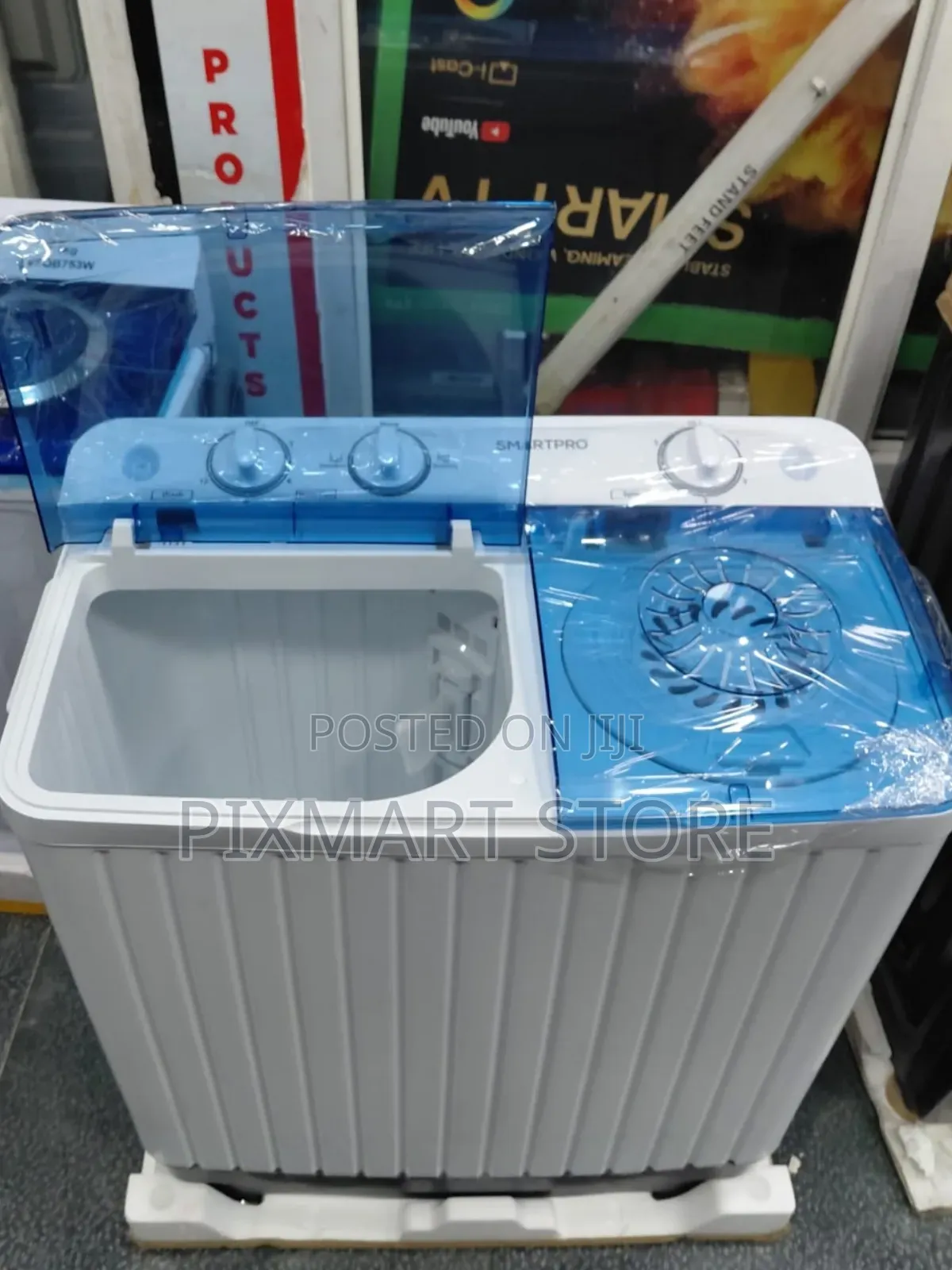 Smartpro 8kg Twin Tub Semi-Automatic Washing Machine