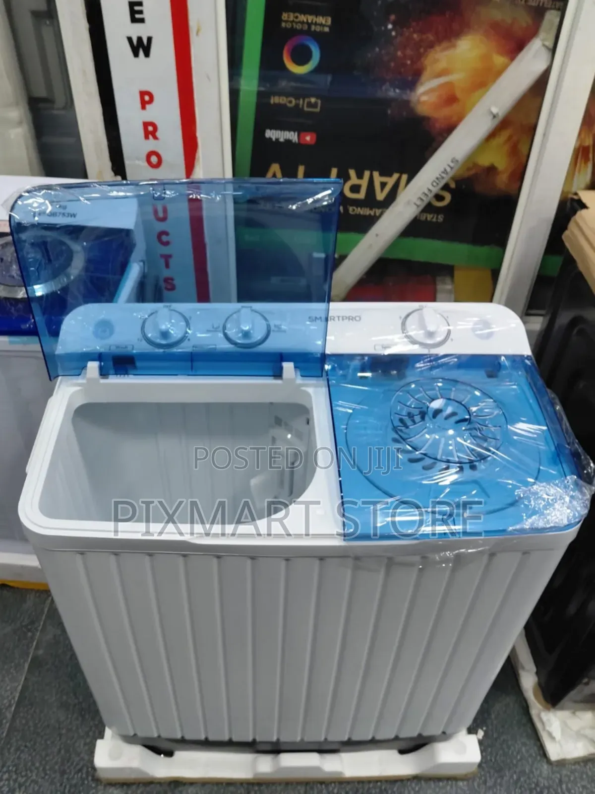 Smartpro 8kg Twin Tub Semi-Automatic Washing Machine